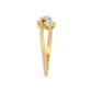 9K Yellow Gold Lab Grown Diamond RING 0.46 ctw R62402-0.50CT