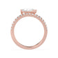 9K Rose Gold Lab Grown Diamond ENGAGEMENT RINGS 1.27 ctw R62414PE-1