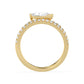 9K Yellow Gold Lab Grown Diamond ENGAGEMENT RINGS 1.27 ctw R62414PE-1