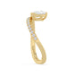 9K Yellow Gold Lab Grown Diamond ENGAGEMENT RINGS 1.27 ctw R62414PE-1