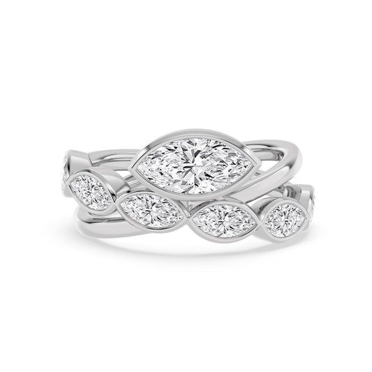 9K White Gold Lab Grown Diamond RING 2.28 ctw R62421MQ-1
