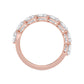 9K Rose Gold Lab Grown Diamond RING 6.43 ctw R62446-6.20CT