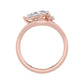 9K Rose Gold Lab Grown Diamond RING 1.62 ctw R62452PE-1.50CT