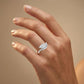 9K White Gold Lab Grown Diamond RING 1.62 ctw R62452PE-1.50CT