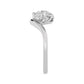 9K White Gold Lab Grown Diamond RING 1.62 ctw R62452PE-1.50CT