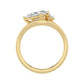 9K Yellow Gold Lab Grown Diamond RING 1.62 ctw R62452PE-1.50CT