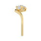 9K Yellow Gold Lab Grown Diamond RING 1.62 ctw R62452PE-1.50CT