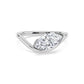 9K White Gold Lab Grown Diamond RING 1.50 ctw R62453MQ-1.50CT