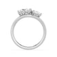 9K White Gold Lab Grown Diamond RING 2.40 ctw R62458MQPE-2.33CT