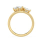 9K Yellow Gold Lab Grown Diamond RING 2.40 ctw R62458MQPE-2.33CT
