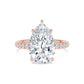10K Rose Gold Lab Grown Diamond ENGAGEMENT RINGS 6.67 ctw R62794PE-6