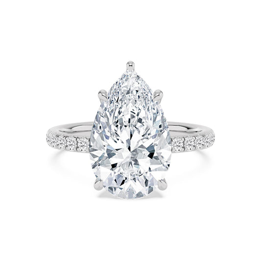 10K White Gold Lab Grown Diamond ENGAGEMENT RINGS 6.67 ctw R62794PE-6