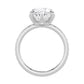 10K White Gold Lab Grown Diamond ENGAGEMENT RINGS 6.67 ctw R62794PE-6