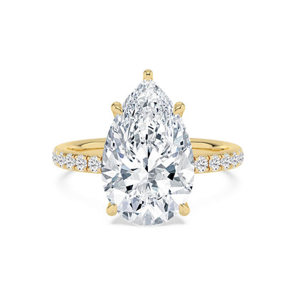 10K Yellow Gold Lab Grown Diamond ENGAGEMENT RINGS 6.67 ctw R62794PE-6