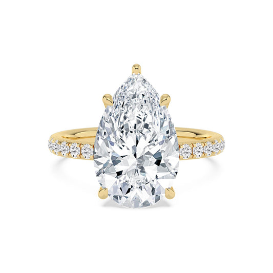 10K Yellow Gold Lab Grown Diamond ENGAGEMENT RINGS 6.67 ctw R62794PE-6