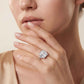 10K White Gold Lab Grown Diamond ENGAGEMENT RINGS 10.08 ctw R62832ASS-9.20CT
