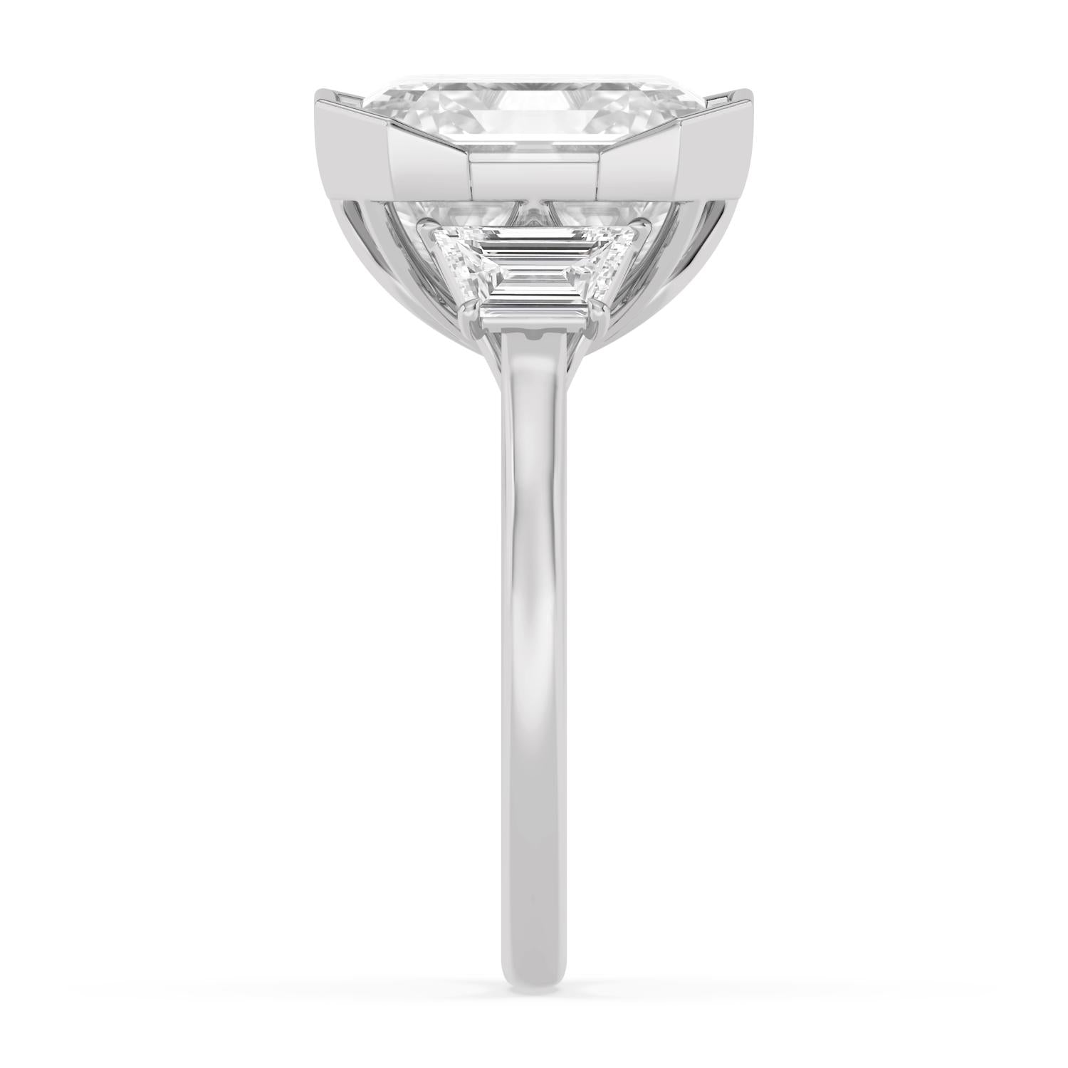10K White Gold Lab Grown Diamond ENGAGEMENT RINGS 10.08 ctw R62832ASS-9.20CT