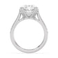 10K White Gold Lab Grown Diamond ENGAGEMENT RINGS 7.40 ctw R62982OV-7.15CT