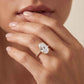 10K Yellow Gold Lab Grown Diamond ENGAGEMENT RINGS 7.40 ctw R62982OV-7.15CT