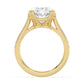 10K Yellow Gold Lab Grown Diamond ENGAGEMENT RINGS 7.40 ctw R62982OV-7.15CT