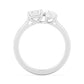 10K White Gold Lab Grown Diamond Engagement Ring 5.25 ctw R80038EMPE-5