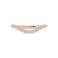9K Rose Gold Lab Grown Diamond Wedding Bands 0.30 ctw WR00019-0.33CTBND