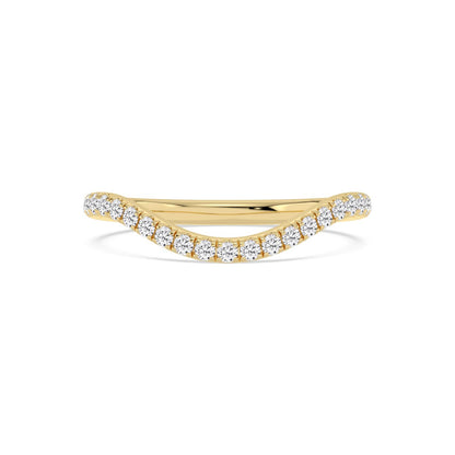9K Yellow Gold Lab Grown Diamond Wedding Bands 0.30 ctw WR00019-0.33CTBND