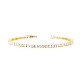 9ct Gold & Diamond Bracelet