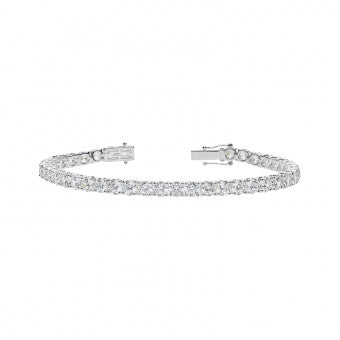 18ct White Gold Diamond Tennis Bracelet