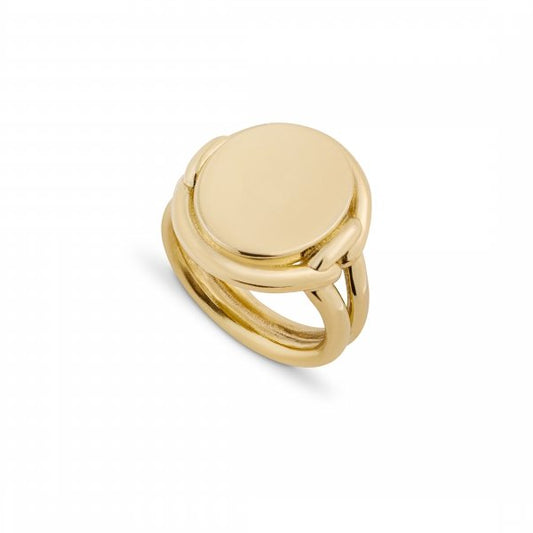 Amzara Knotted Signet Ring