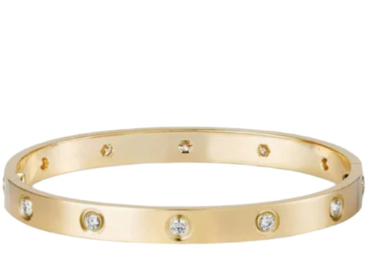 Love Bracelet with 10x Diamonds