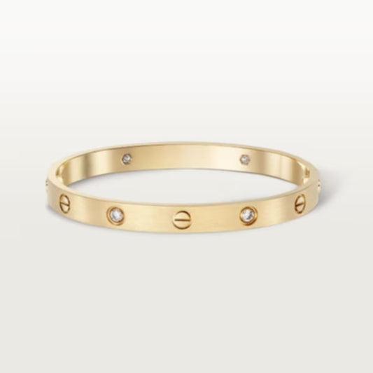 Love Bracelet - 4 Small Diamonds