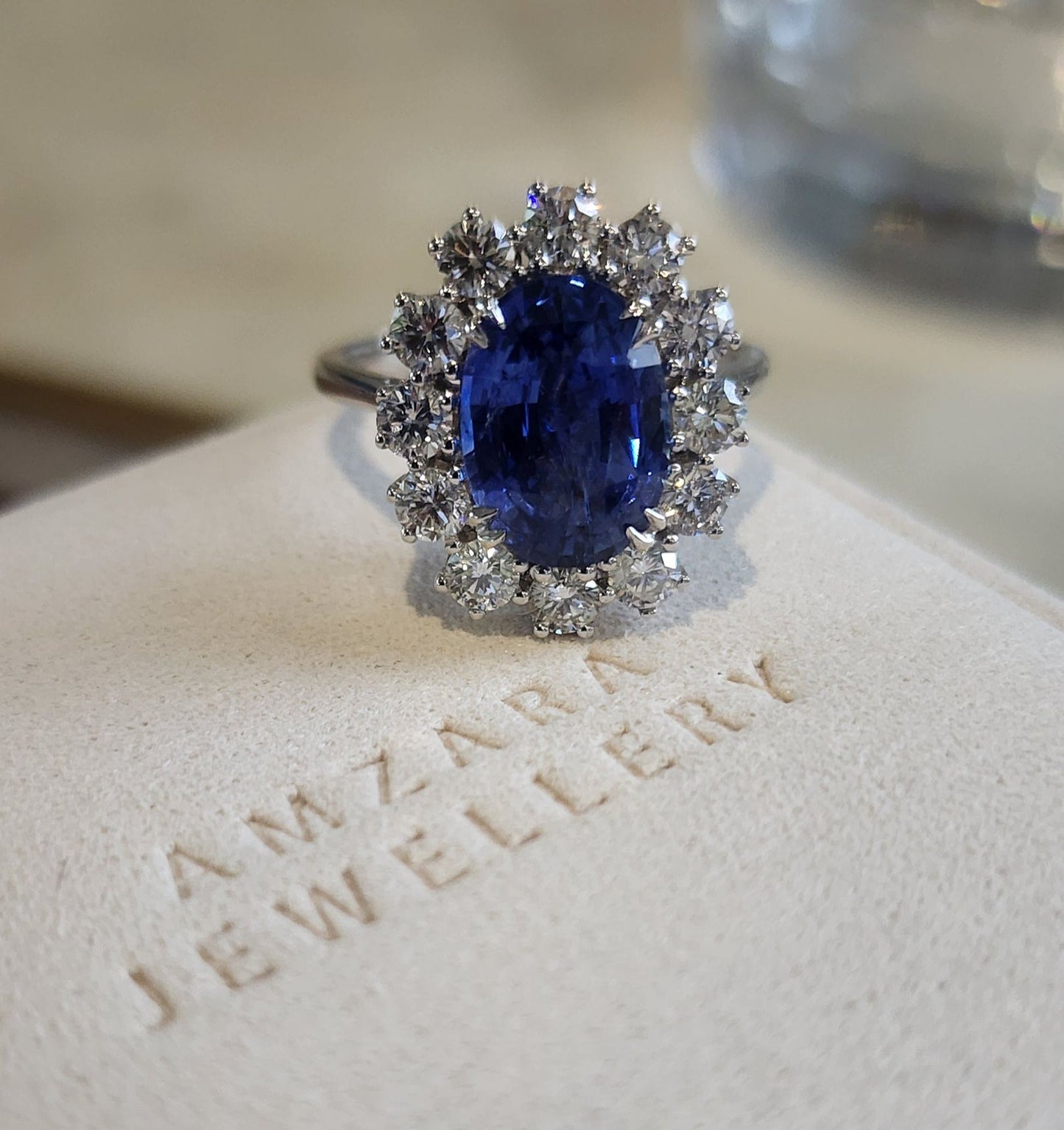 18ct Sapphire and Diamond Ring